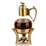قهوه جوش تک استیل سری لوپ طلایی مات کد 971GM