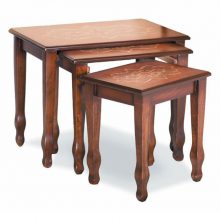 میز عسلی سه تکه معرق چوبی کد IGA-47