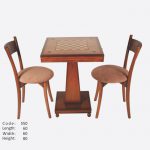 میز شطرنج چوبی کد IGA-550