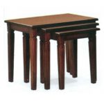 میز عسلی سه تکه چوبی کد IGA-57