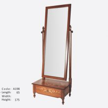 آینه قدی چوبی کد IGA-A198
