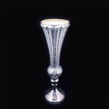گلدان شیشه ای اسپیناس نقره ای کد IGF-179